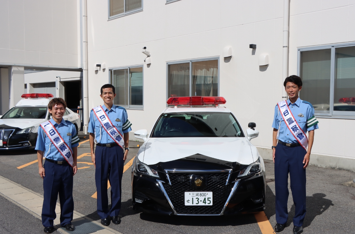 1日警察官 パトカー